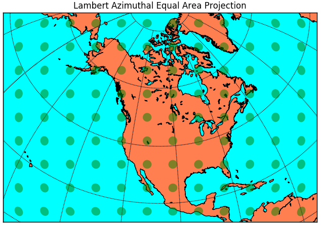 Lambert Azimuthal Equal Area Projection