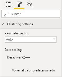 Configuración de Clustering using OPTICS by MAQ Software