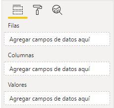 Panel de campos de Matrix (matriz)