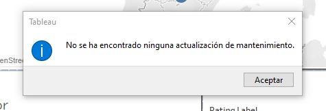 Submenú Ayuda: Buscar actualizaciones de productos