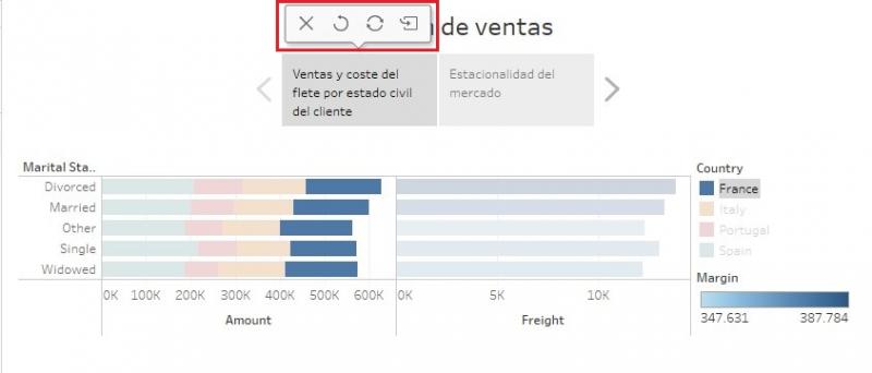 Aplicación de un filtro