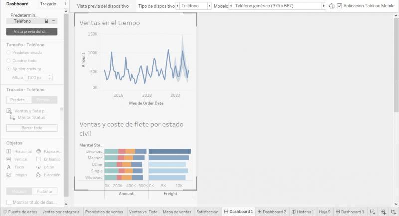 Configuración para móvil