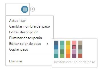 Editar color de paso