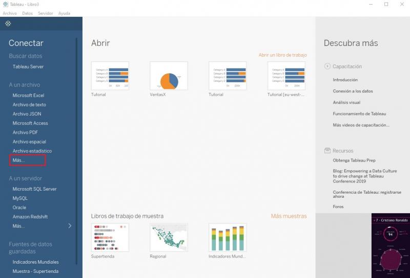 Lectura desde Tableau