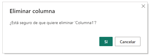 Eliminar columna del modelo