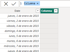 Nueva columna