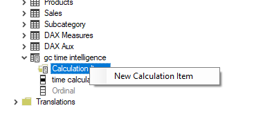 Creación de elementos calculados