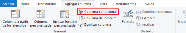 Columna condicional