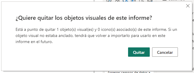 Eliminación de objetos visuales personalizados