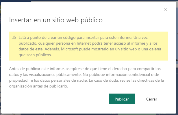 Publicar en la web (público)