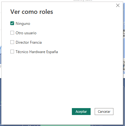 Prueba de los roles