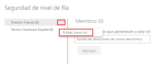 Asignación de roles