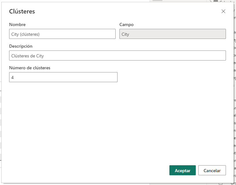 Configuración del clustering