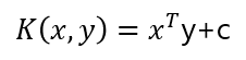 Linear kernel